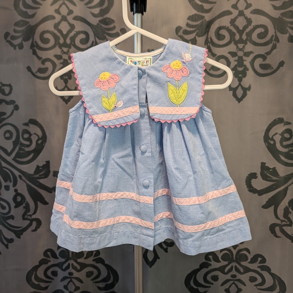 🖤 Vintage Baby Dresses with Embroidery